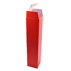 Настройка красная однобутылка подарочная коробка для шампанского гладкая поверхность