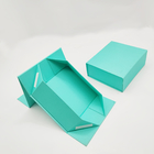 Зелёная складная магнитная бутиковая коробка для подарков