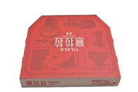 Материал коробки изготовленной на заказ красной рифленой пиццы отправителя упаковывая твердый бумажный