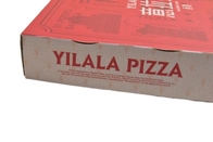 Материал коробки изготовленной на заказ красной рифленой пиццы отправителя упаковывая твердый бумажный