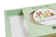 Упаковка шоколада свадьбы подарочных коробок ящика зеленого картона сползая
