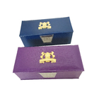 Перерабатываемые роскошные коробки для подарков высококачественные синие жесткие картоновые упаковочные коробки