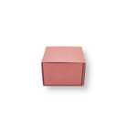 Розовая складная магнитная изысканная подарочная коробка переработанные картонные подарочные коробки