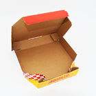 Коробка доставки пиццы e каннелюру гофрировала таможню Cmyk коробки пиццы напечатала портняжничанную коробку доставки foold