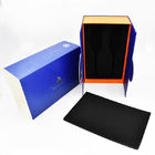 подарочная коробка кубков картона двойной двери с подгонянными вырезами запирает и бумажный рукав