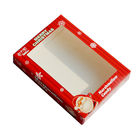 Рождество PVC коробок CMYK бумажного небольшого картона цвета слоновой кости окна шоколада упаковывая