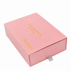 Подарочная коробка Leatherette косметическая упаковывая коробку спички бумажного ящика 400gsm твердую розовую пушпульную