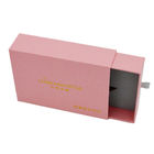 Подарочная коробка Leatherette косметическая упаковывая коробку спички бумажного ящика 400gsm твердую розовую пушпульную
