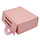 Изготовленная на заказ складная магнитная роскошь подарка складчатости картона коробки PMS с лентой ISO9001