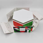 2 роскошной твердой шестиугольной слоя коробки упаковки шоколада чая картона