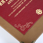 Выбивая деревянная книга сформировала логотип металла позвоночника 3D подарочной коробки кожаный создавая программу-оболочку поверхностный круглый