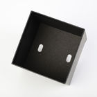Персонализированная сусальным золотом кожаная коробка дозора 2 части твердой бумаги с подушкой создала программу-оболочку черное