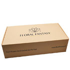 Гофрированный отправитель коробки кладет коробки доставки и рифленую коробку в коробку цветка