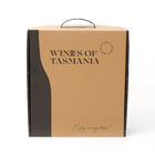 Рифленая коробка доставки отправителя 3B для упаковки Шампань вискиа водки вина