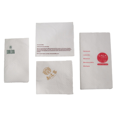 Custom Logo Print Restaurant Bar Soft Pack Лицевая бумажная ткань из девственного дерева