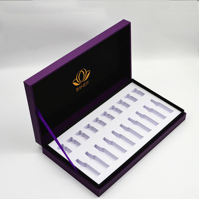 Упаковка наружного макияжа косметическая кладет красоту в коробку Skincare набора CCNB деревянную прикрепленную на петлях с ремнем ленты