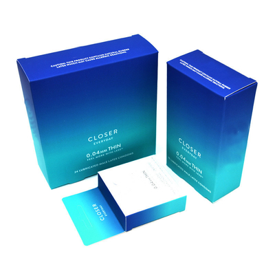Офсетная печать косметической упаковки кладет Crepack в коробку складное цельное мягкое прикосновение прокатало бумажную коробку цвета презерватива